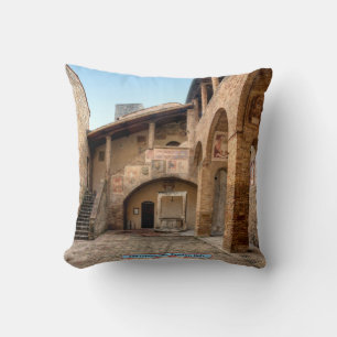 San Gimignano, Toskana, Italien Kissen