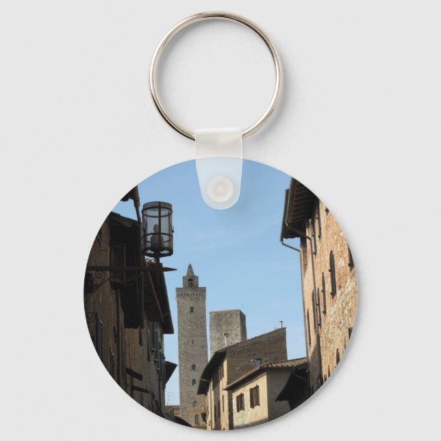 San Gimignano Toskana Italien Schlüsselanhänger (Vorderseite)