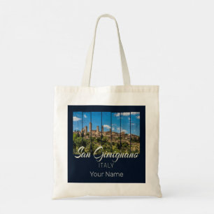 San Gimignano Toskana Italien Vinodine Panoramasic Tragetasche