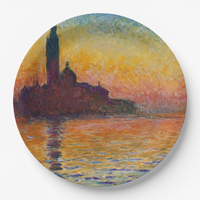 San Giorgio Maggiore in der Abenddämmerung (von Cl Pappteller (Vorderseite)
