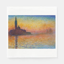 San Giorgio Maggiore in der Abenddämmerung (von Cl Serviette
