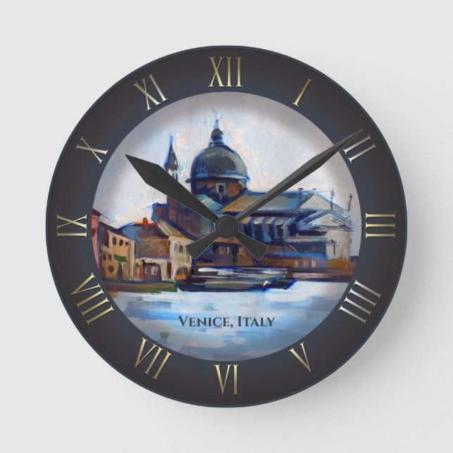 San Giorgio Maggiore - Venedig (IT) Runde Wanduhr (Vorderseite)