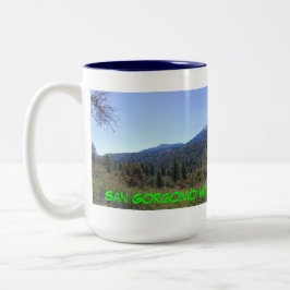San- Gorgoniowildnis-Panorama Zweifarbige Tasse