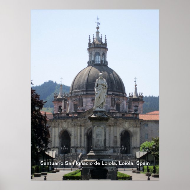 San Ignacio de Loiola, Loiola, Spanien Poster (Vorne)