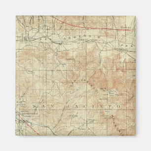 San-Jacinto-Quadrangat mit San-Andreas-Rift Magnet