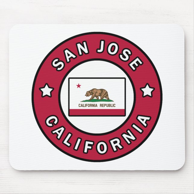 San Jose California Mousepad (Vorne)