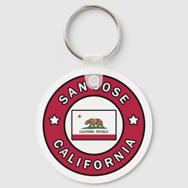 San Jose California Schlüsselanhänger (Vorderseite)