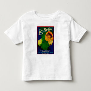 San Jose, CaliforniaLa Bella Gemüseaufkleber Kleinkind T-shirt