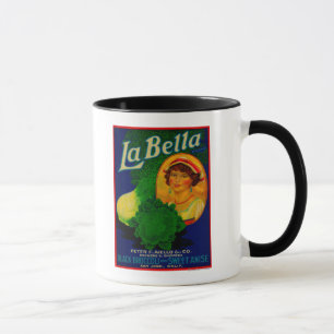 San Jose, CaliforniaLa Bella Gemüseaufkleber Tasse