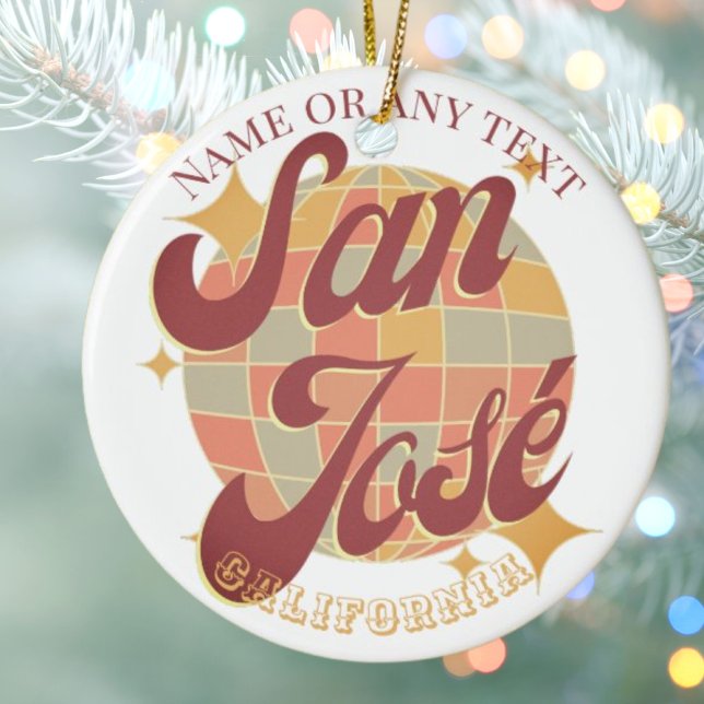 San José City California USA Keramik Ornament (Von Creator hochgeladen)