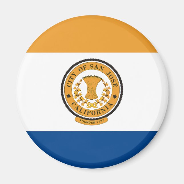 San Jose Flag Magnet (Vorne)
