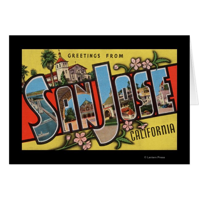 San Jose, Kalifornien, Große Briefszenen (Vorderseite (Horizontal))