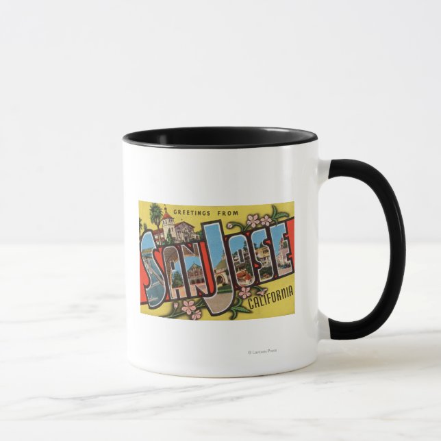 San Jose, Kalifornien, Große Briefszenen Tasse (Rechts)