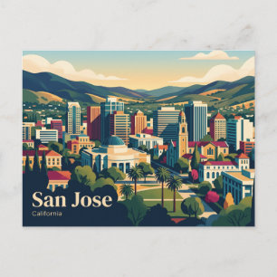 San Jose Kalifornien Kalifornien Postkarte