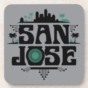 San Jose Kalifornien Vereinigte Staaten Getränkeuntersetzer