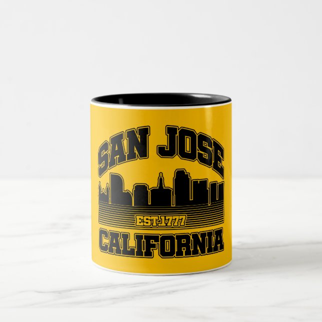 San Jose, Kalifornien Zweifarbige Tasse (Mittel)