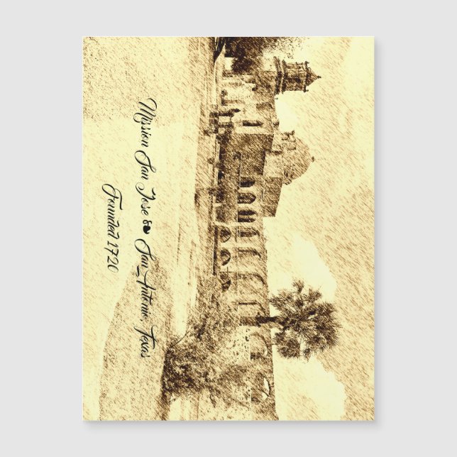 San-Jose-Magnet Magnetkarte (Vorderseite)