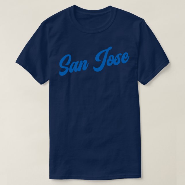 San José Retro San José Erdbeben T-Shirt (Design vorne)