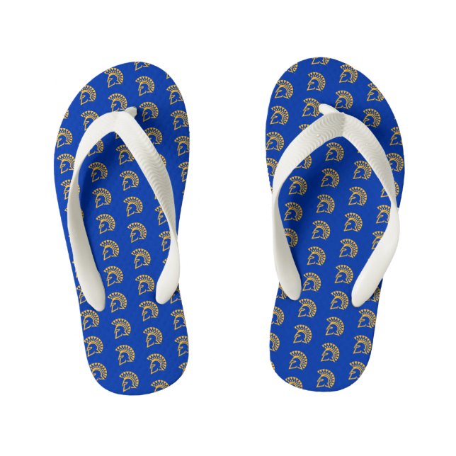 San José Staat Spartaner Kinderbadesandalen (Fußbett)