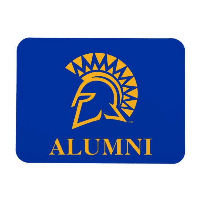 San Jose Staat Spartans Alumni Magnet (Horizontal)