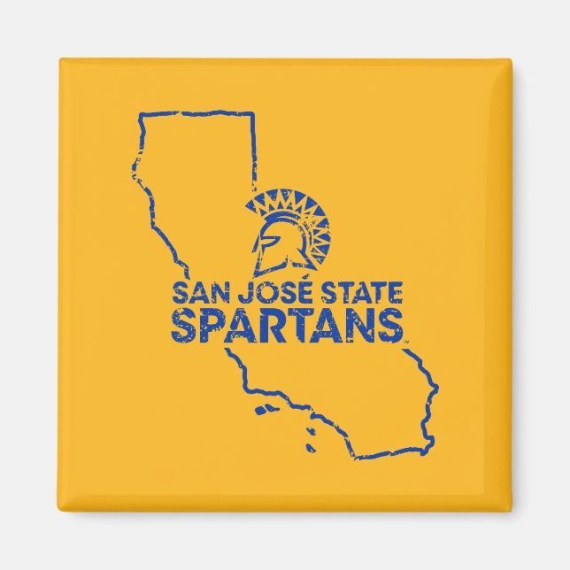 San Jose Staat Spartans Liebe Magnet (Vorne)