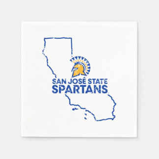 San Jose Staat Spartans Liebe Serviette