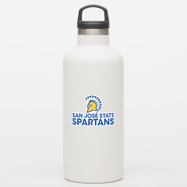 San Jose Staat Spartans Logo Aufkleber (Wassserflasche)