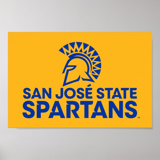 San Jose Staat Spartans Logo Poster (Vorne)