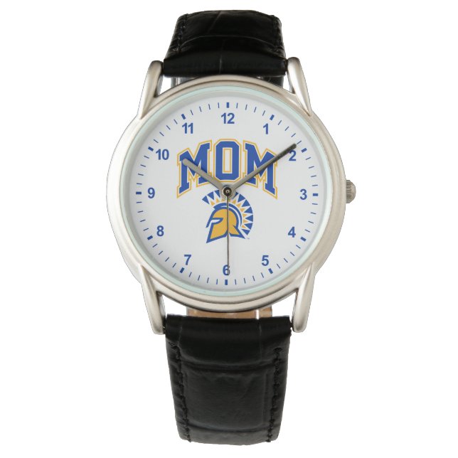 San Jose Staat Spartans Mama Armbanduhr (Vorderseite)