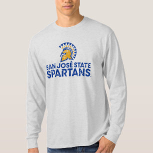 San Jose State Spartans Logo Wortmarke abgenutzt T-Shirt
