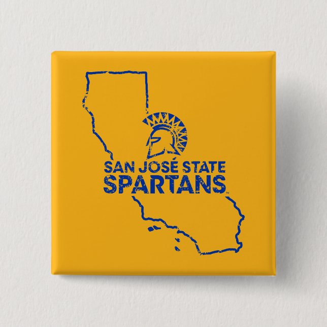 San- JoseStaat Spartans Liebe Button (Vorderseite)