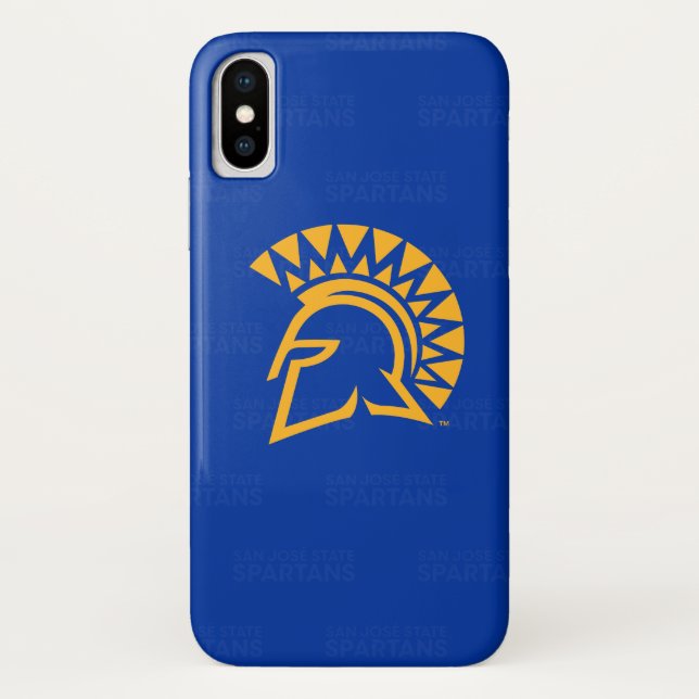 San- JoseStaat Spartans Logo-Wasserzeichen Case-Mate iPhone Hülle (Rückseite)