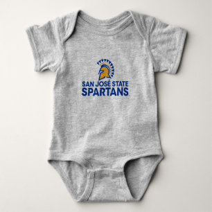 San- JoseStaat Spartans Logo Wordmark Baby Strampler