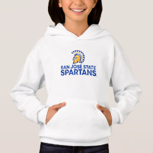 San- JoseStaat Spartans Logo Wordmark beunruhigt Hoodie