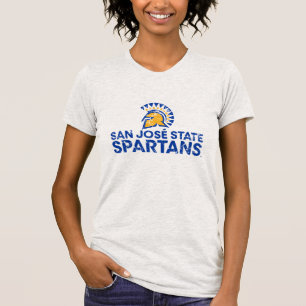 San- JoseStaat Spartans Logo Wordmark beunruhigt T-Shirt