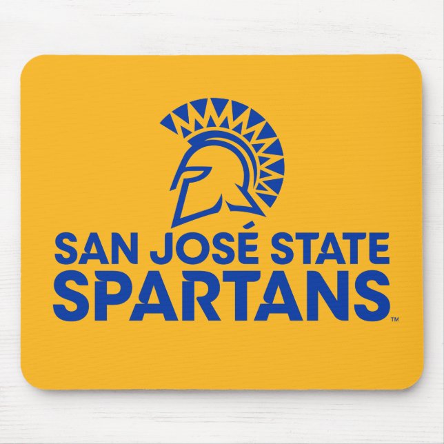 San- JoseStaat Spartans Logo Wordmark Mousepad (Vorne)