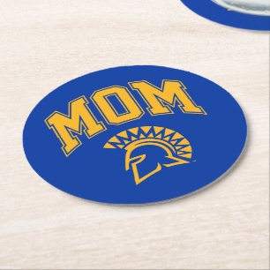 San- JoseStaat Spartans Mama Runder Pappuntersetzer