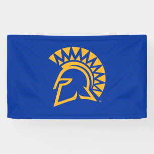 San- JoseStaat Spartans Polka-Punkt-Muster Banner