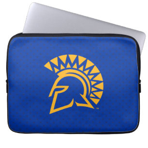 San- JoseStaat Spartans Polka-Punkt-Muster Laptopschutzhülle