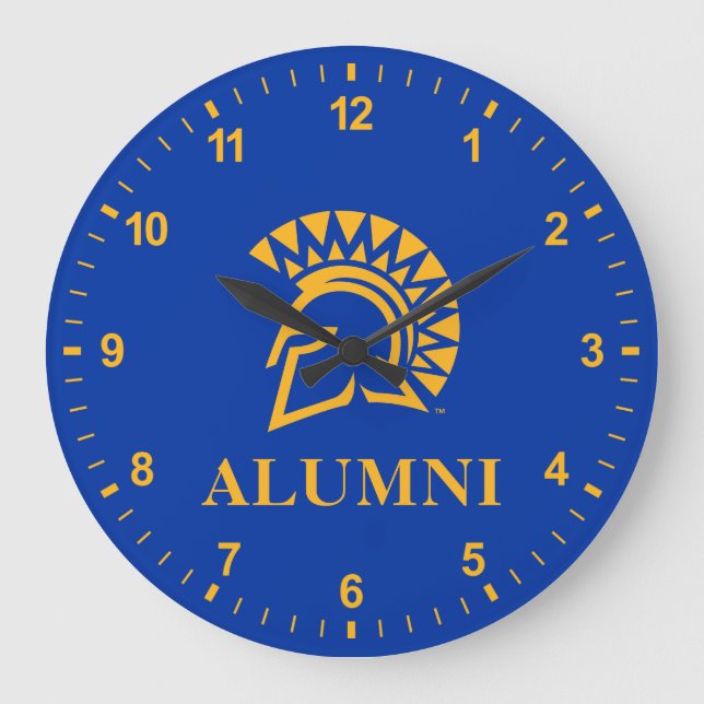 San- JoseStaat Spartans Schüler Große Wanduhr (Vorderseite)