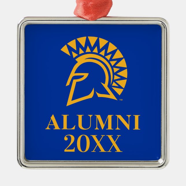San- JoseStaat Spartans Schüler Ornament Aus Metall (Vorne)