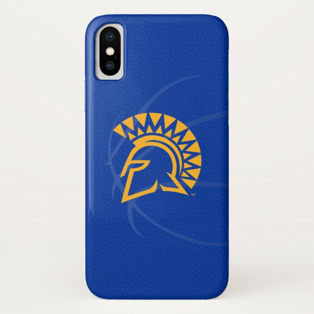San- JoseStaat Spartans Staats-Basketball Case-Mate iPhone Hülle (Rückseite)