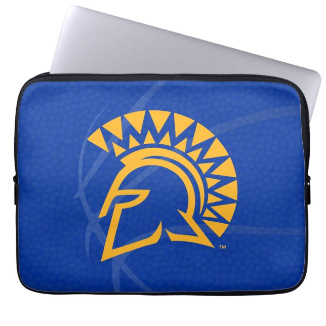 San- JoseStaat Spartans Staats-Basketball Laptopschutzhülle (Vorderseite)