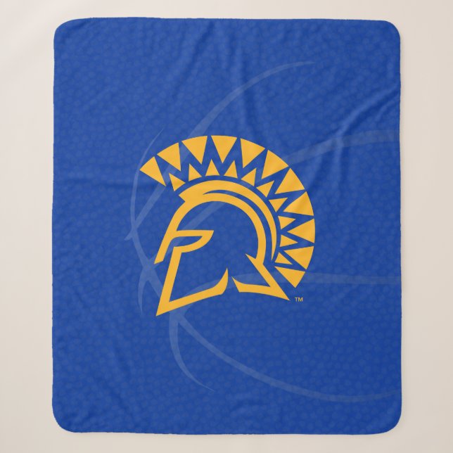 San- JoseStaat Spartans Staats-Basketball Sherpadecke (Vorderseite)