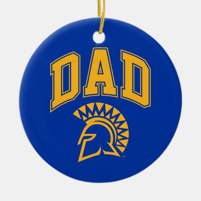 San- JoseStaat Spartans Vater Keramik Ornament (Vorne)