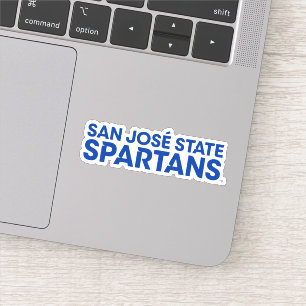 San- JoseStaat Spartans Wordmark Aufkleber