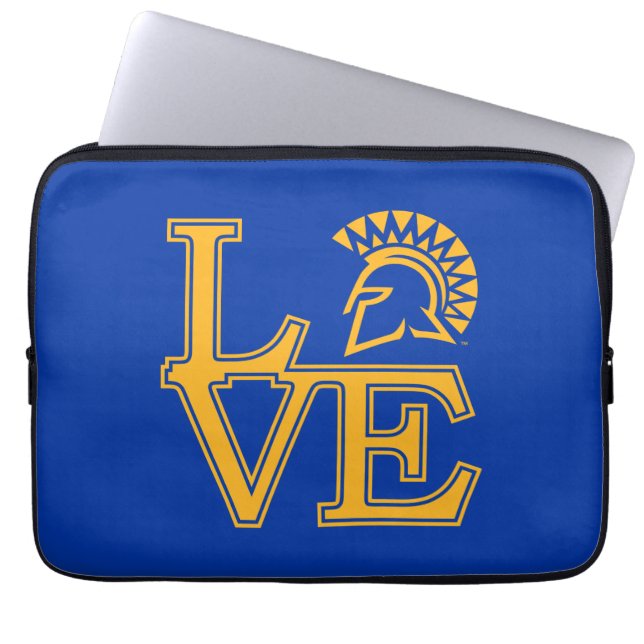 San- JoseStaats-Liebe Laptopschutzhülle (Vorderseite)