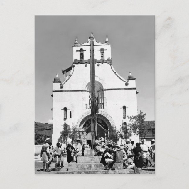 San Juan Chamula, Chiapas, Mexiko Postkarte (Vorderseite)