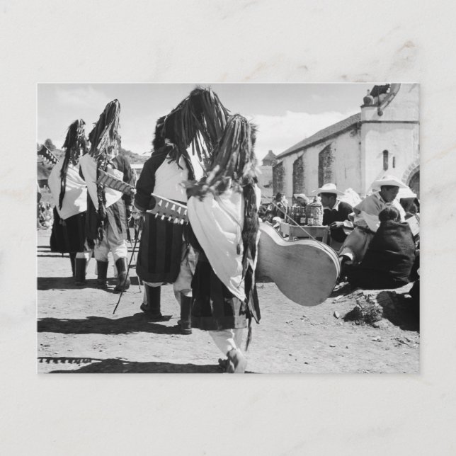 San Juan Chamula, Chiapas, Mexiko Postkarte (Vorderseite)