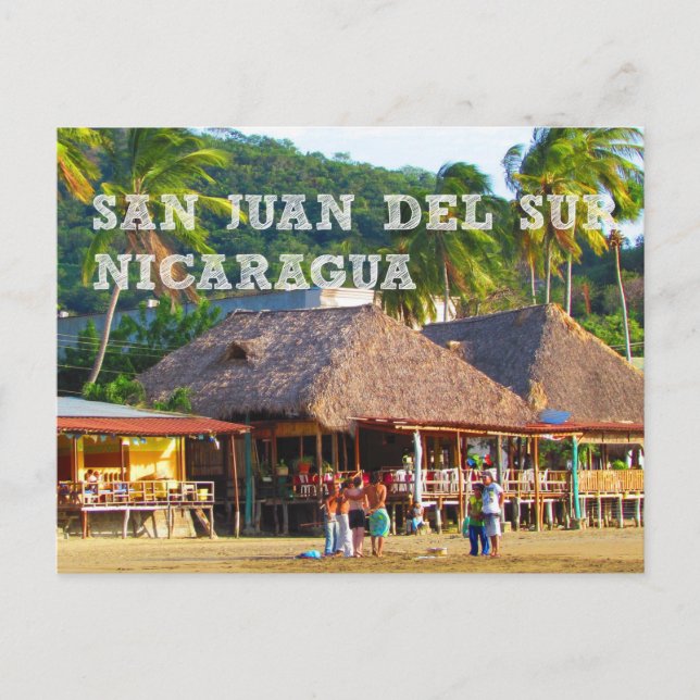 San Juan del Sur, Nicaragua Beach Postcard Postkarte (Vorderseite)